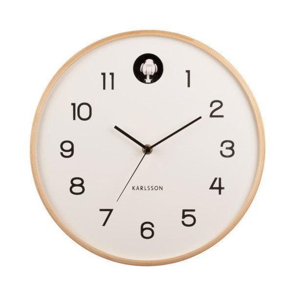 Karlsson Natural Cuckoo wall - White