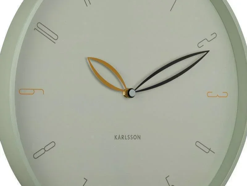 Karlsson Petals Wall Clock - Grayed Jade - Image 3