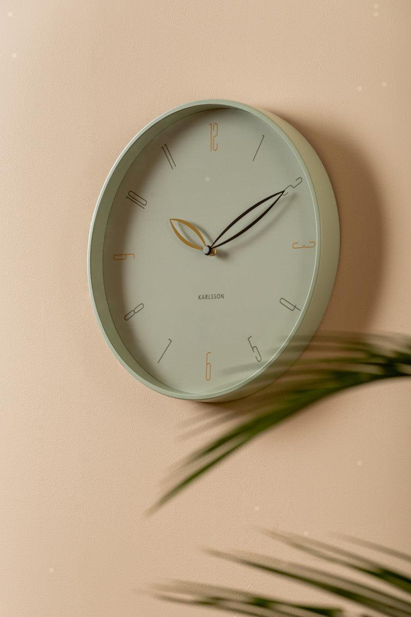 Karlsson Petals Wall Clock - Grayed Jade - Image 4
