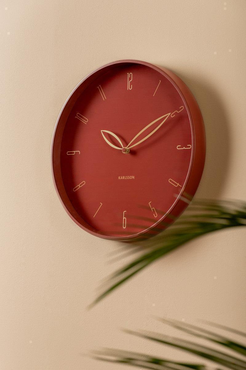 Karlsson Petals Wall Clock - Red Ochre - Image 4