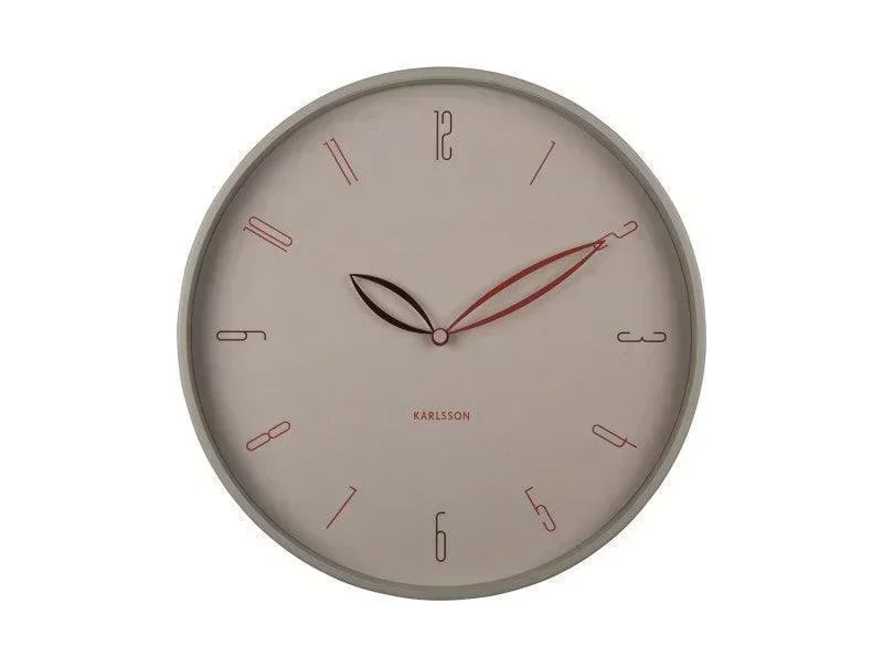 Karlsson Petals Wall Clock - Warm Grey