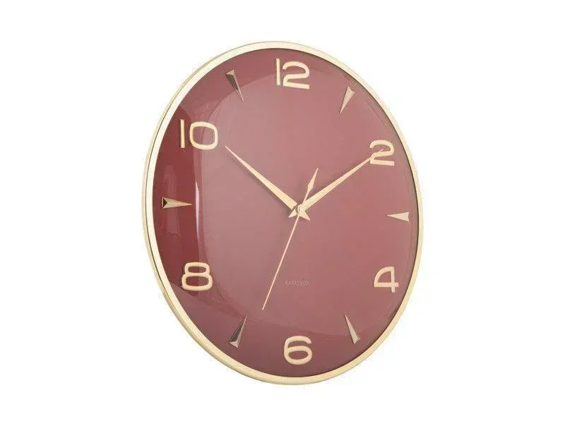 Karlsson Sienna Glow Wall Clock - Red Ochre - Image 2