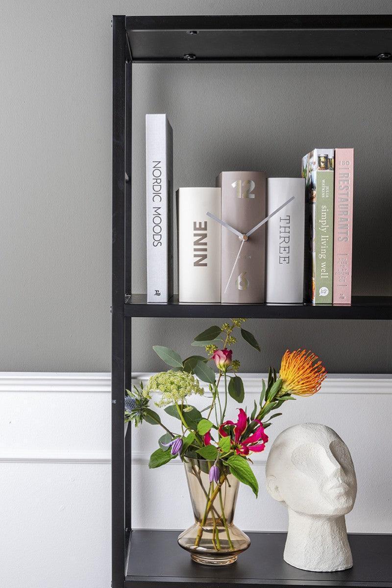 Karlsson Table Clock Book - Grey - Image 3