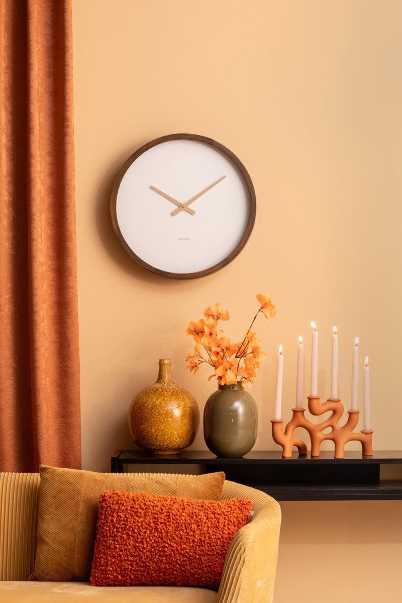 Karlsson Wall Clock Ancho - Dark Wood -Medium - Image 5