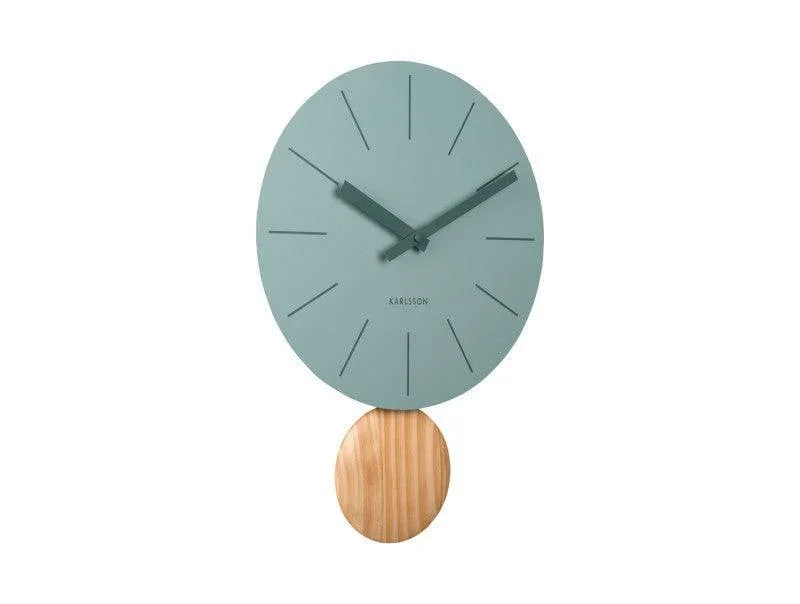 Karlsson Wall Clock Arlo pendulum - Jade Green - Image 2