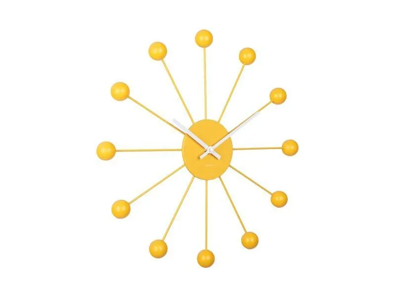 Karlsson Wall Clock Funky Spider - Bright Yellow - Image 2