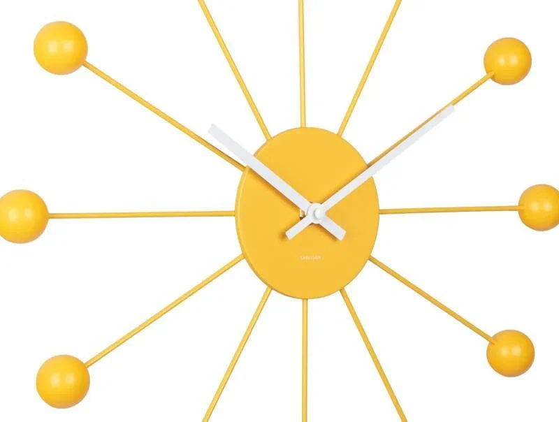 Karlsson Wall Clock Funky Spider - Bright Yellow - Image 4