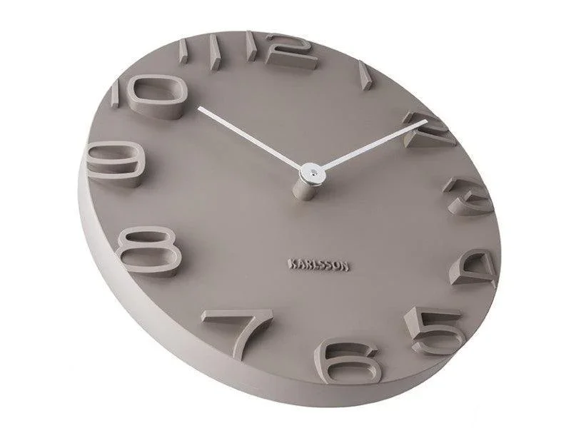 Karlsson Wall Clock On The Edge  - Warm Grey - Image 4