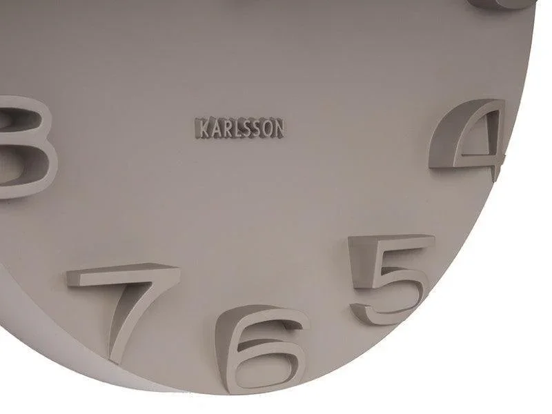 Karlsson Wall Clock On The Edge  - Warm Grey - Image 5