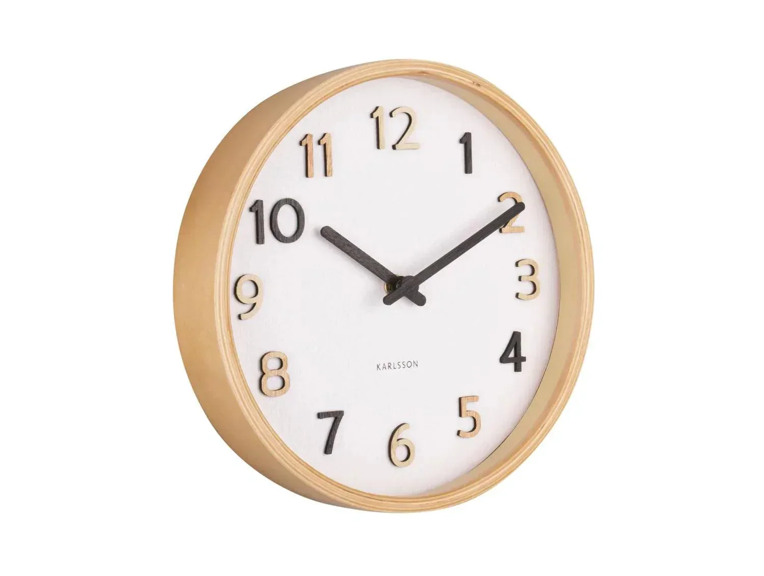 Karlsson Wall Clock Pure Wood Grain Small - MultiColour - Image 2