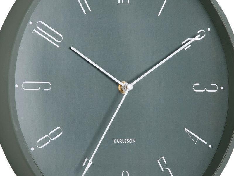 Karlsson Wall Clock Regal Numbers - Jungle Green - Image 4
