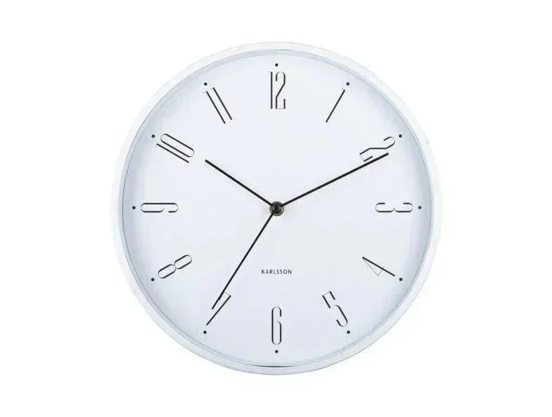 Karlsson Wall Clock Regal Numbers - White