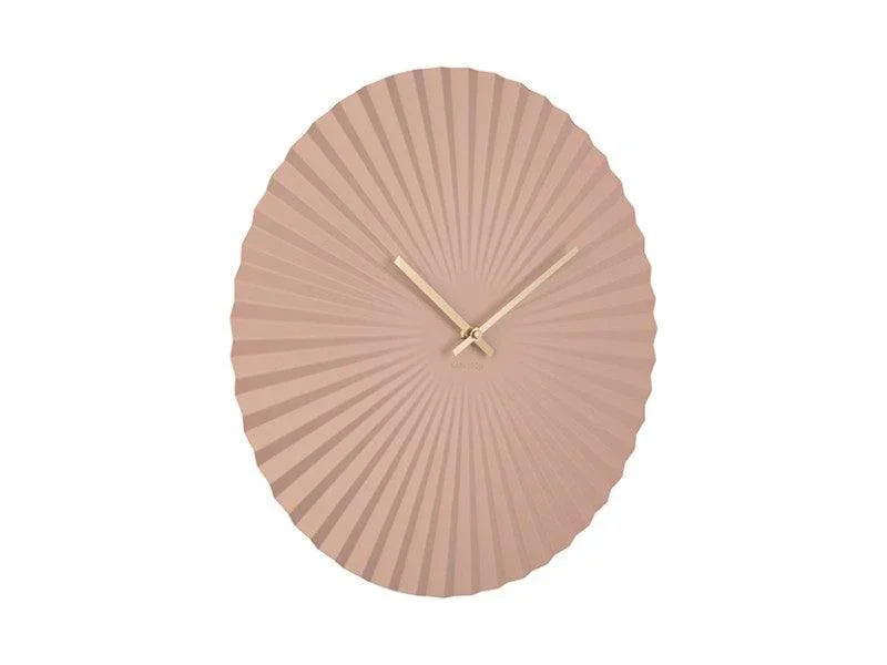 Karlsson Wall Clock Sensu Steel - Faded Pink - Image 2