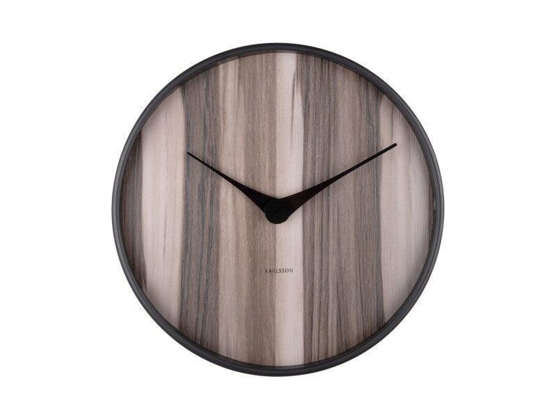 Karlsson Wood Melange Wall Clock - Dark Wood - Image 2