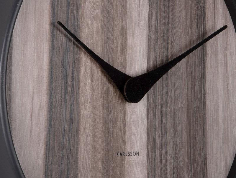 Karlsson Wood Melange Wall Clock - Dark Wood - Image 3
