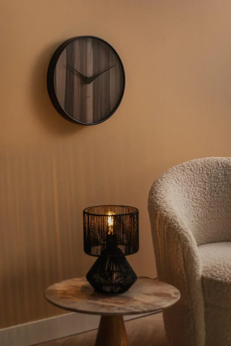 Karlsson Wood Melange Wall Clock - Dark Wood - Image 4