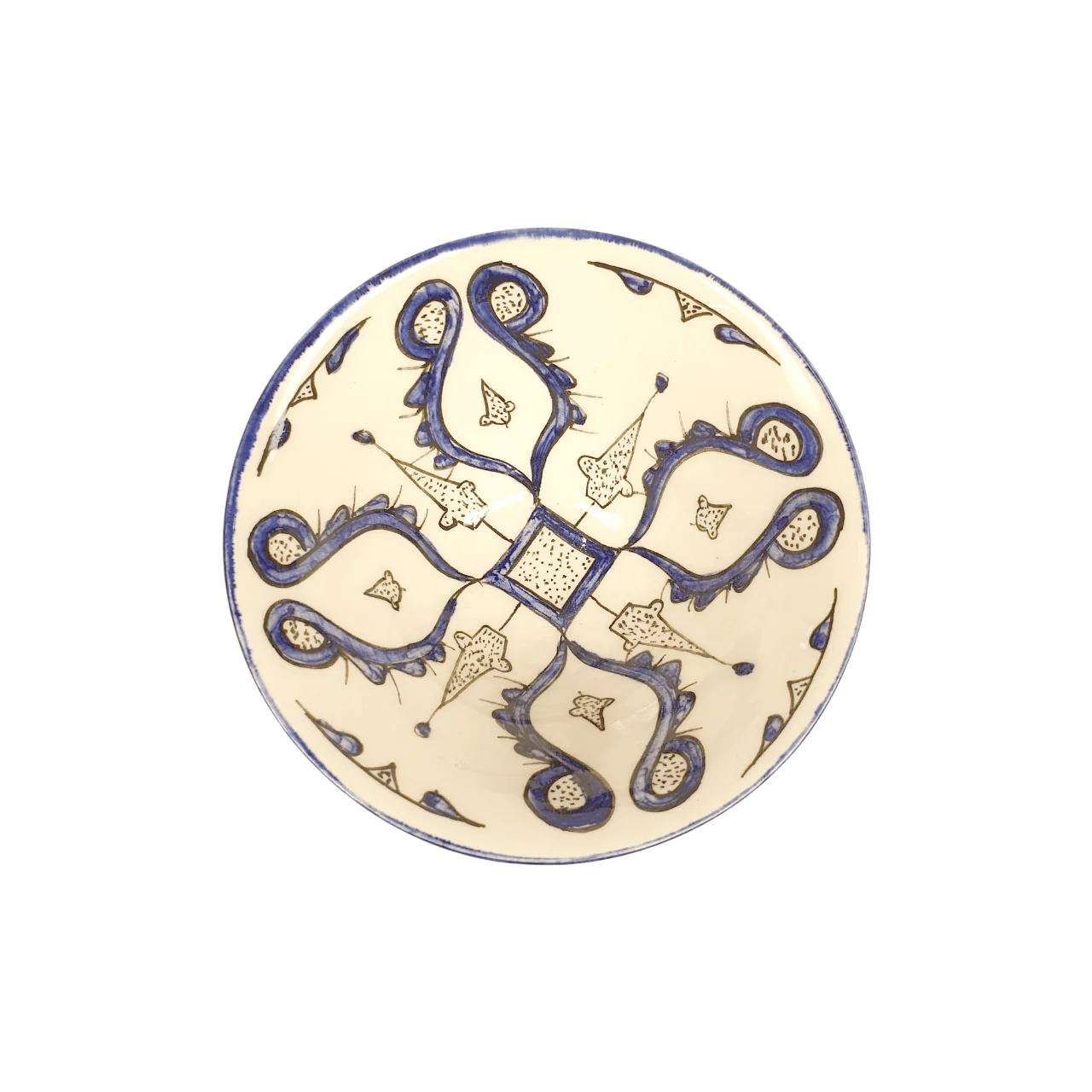 Kashan Ceramic bowl (11cm) - Image 3