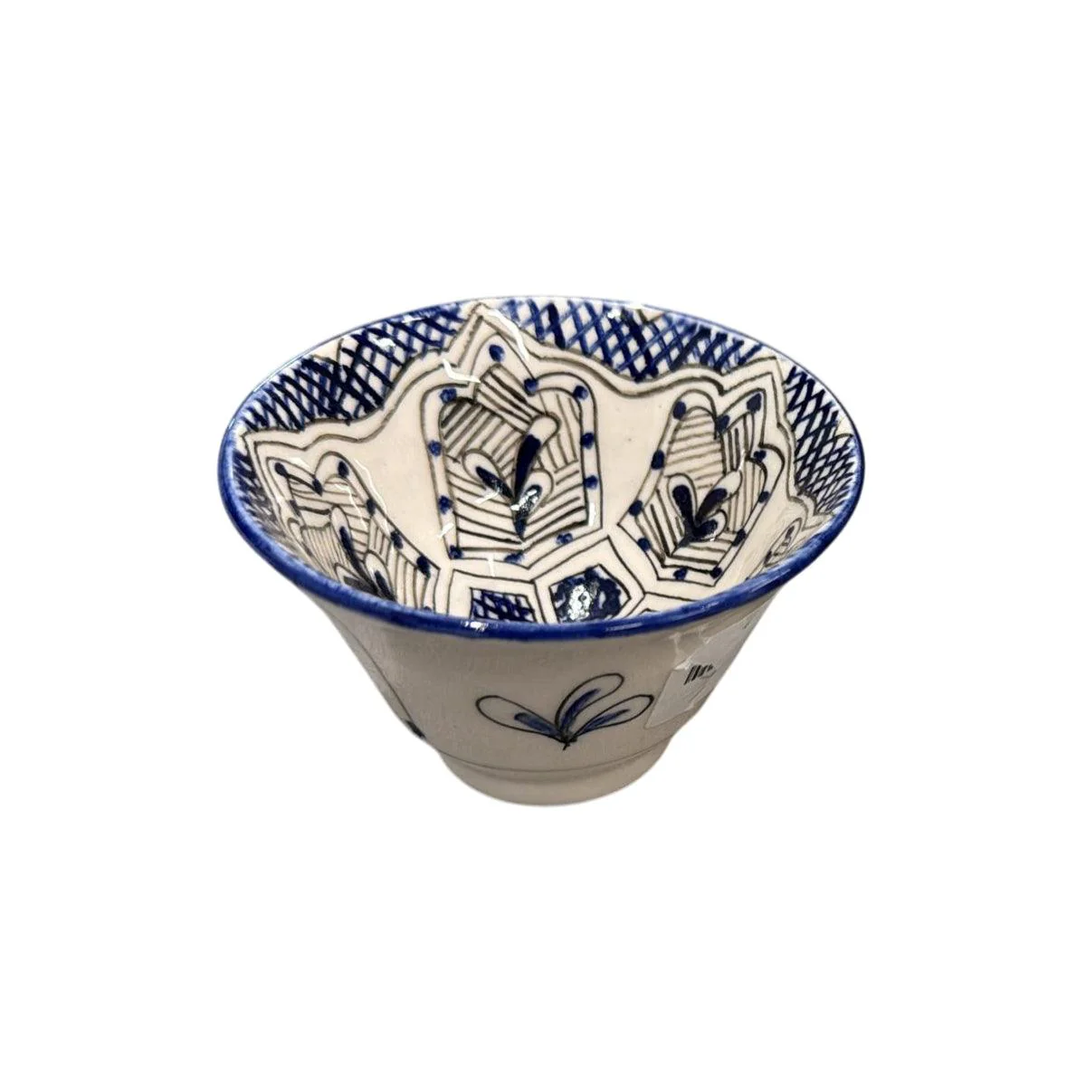 Kashan Ceramic Bowl - Cobalt Blue (11cm) - Image 2