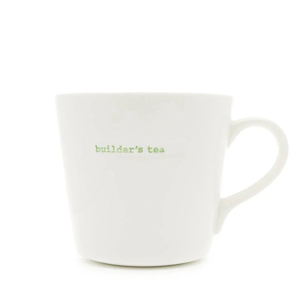 Keith Brymer Jones Bucket Mug Large 500ml - Builder'S Tea (Green)