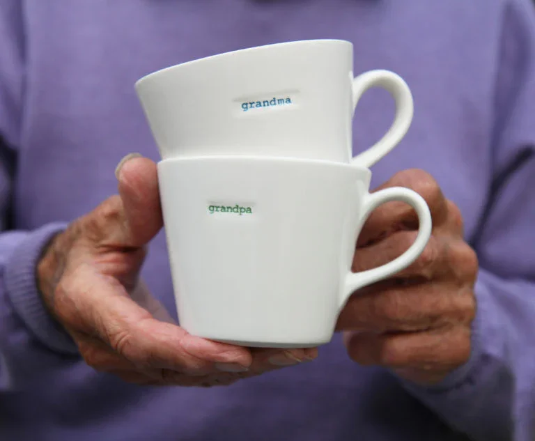 Keith Brymer Jones Mug 350ml- Grandma (Blue) - Image 2