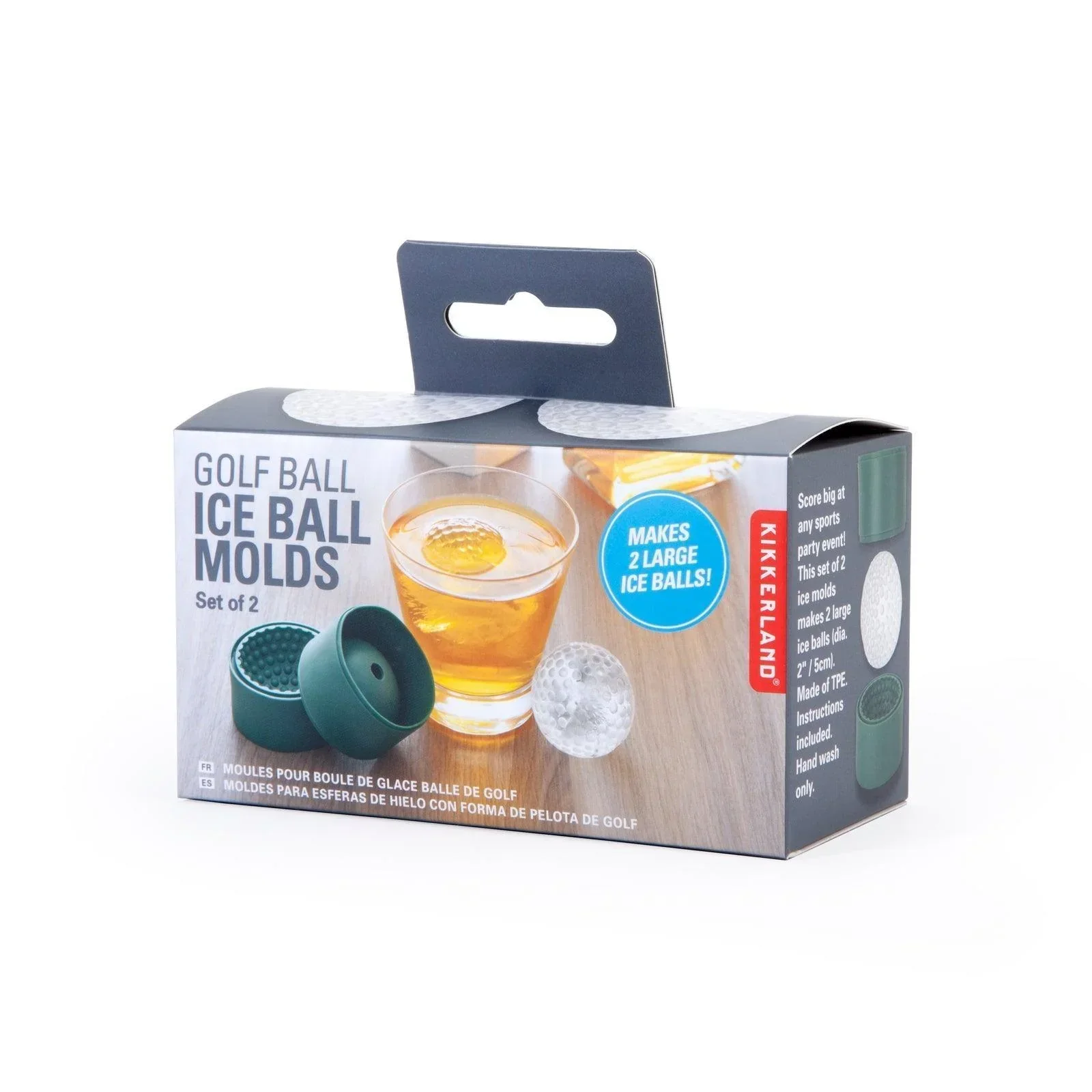 Kikkerland Ice Ball Moulds - Golf Ball - Image 3