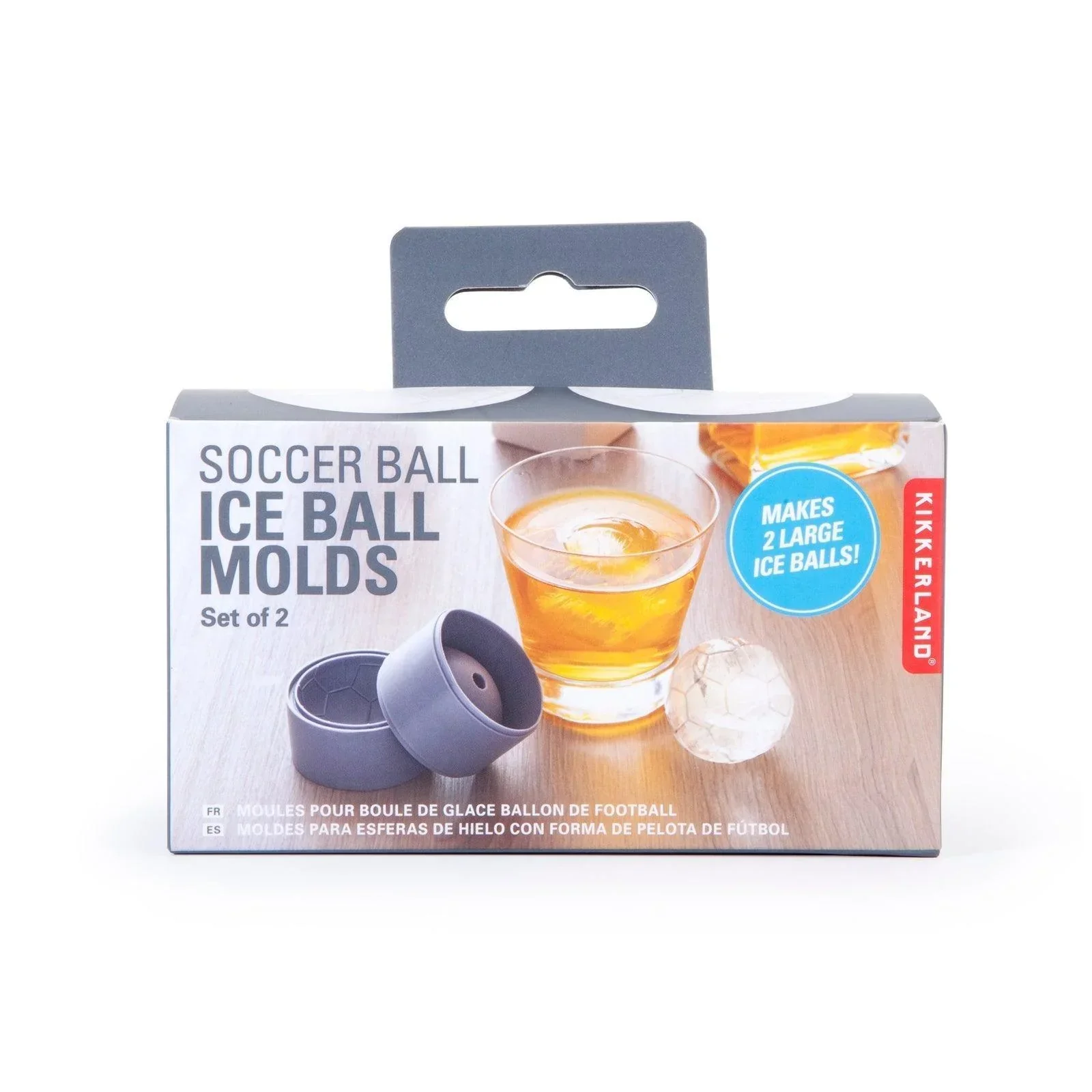 Kikkerland Ice Ball Moulds - FootBall - Image 3