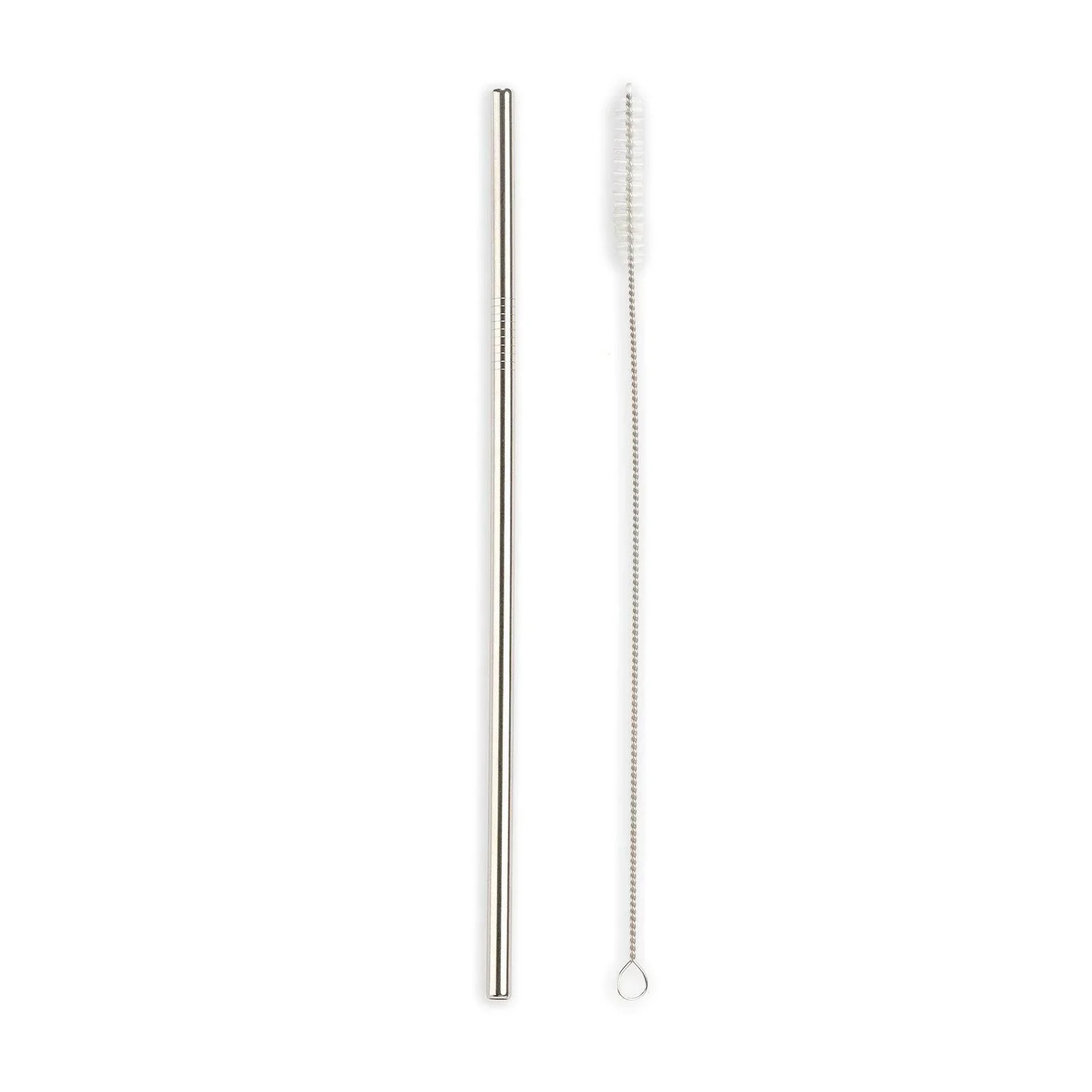 Kikkerland Set Of 10 Stainless Steel Straws - Image 2
