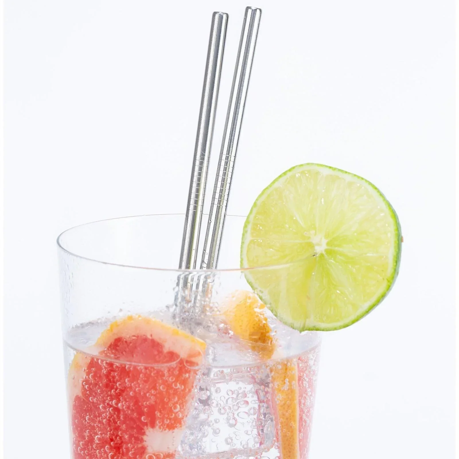 Kikkerland Set Of 10 Stainless Steel Straws - Image 5
