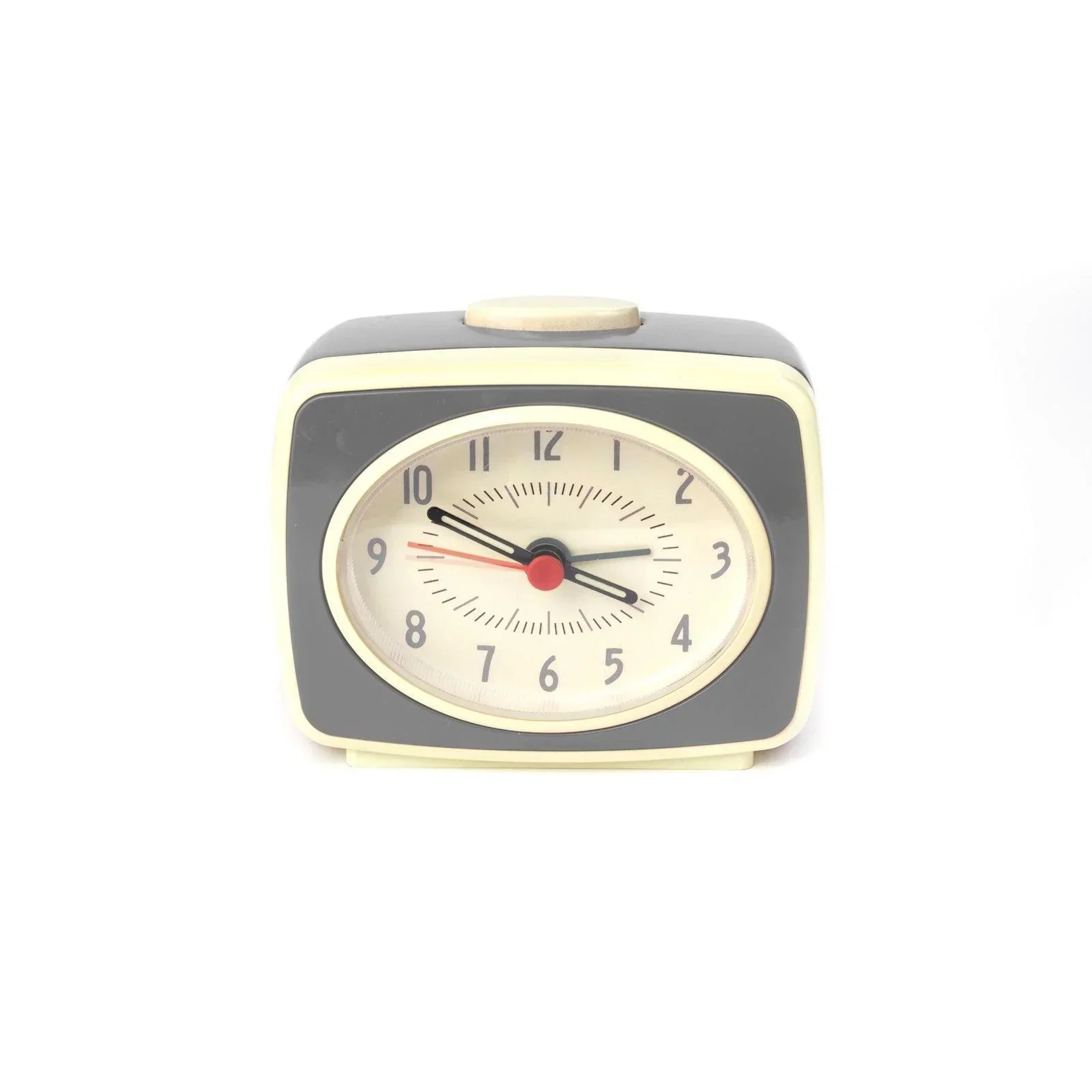 Kikkerland Small Classic Alarm Clock - Grey - Image 2