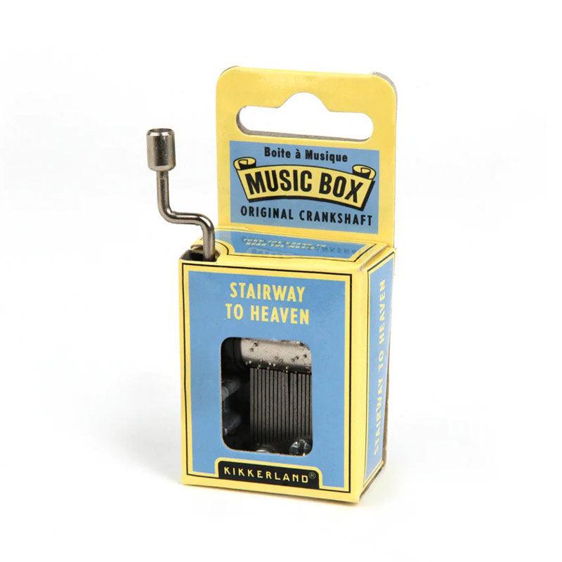 Kikkerland Stairway to Heaven Crank Music Box