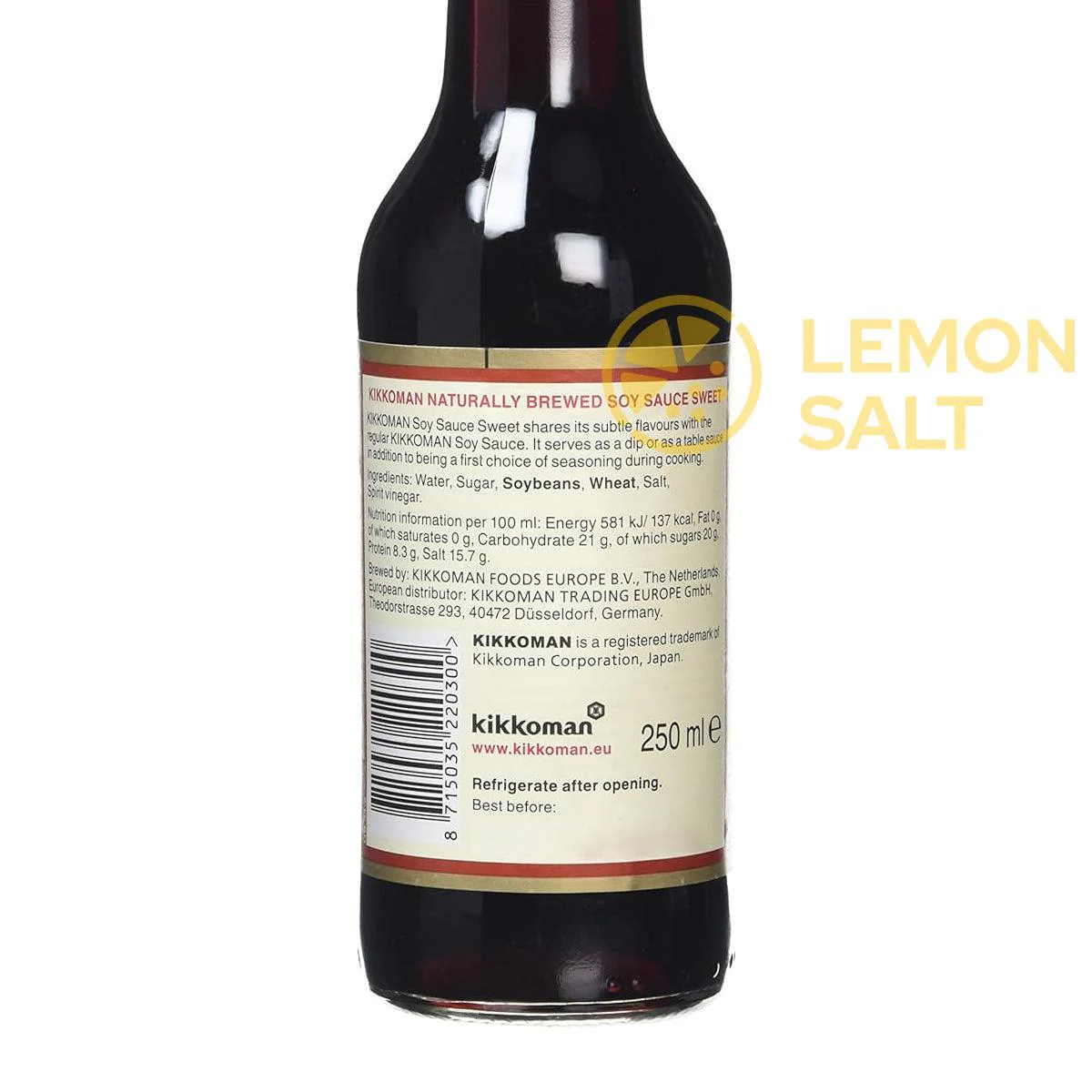 Kikkoman Sweet Soy Sauce (250ml) - Image 2