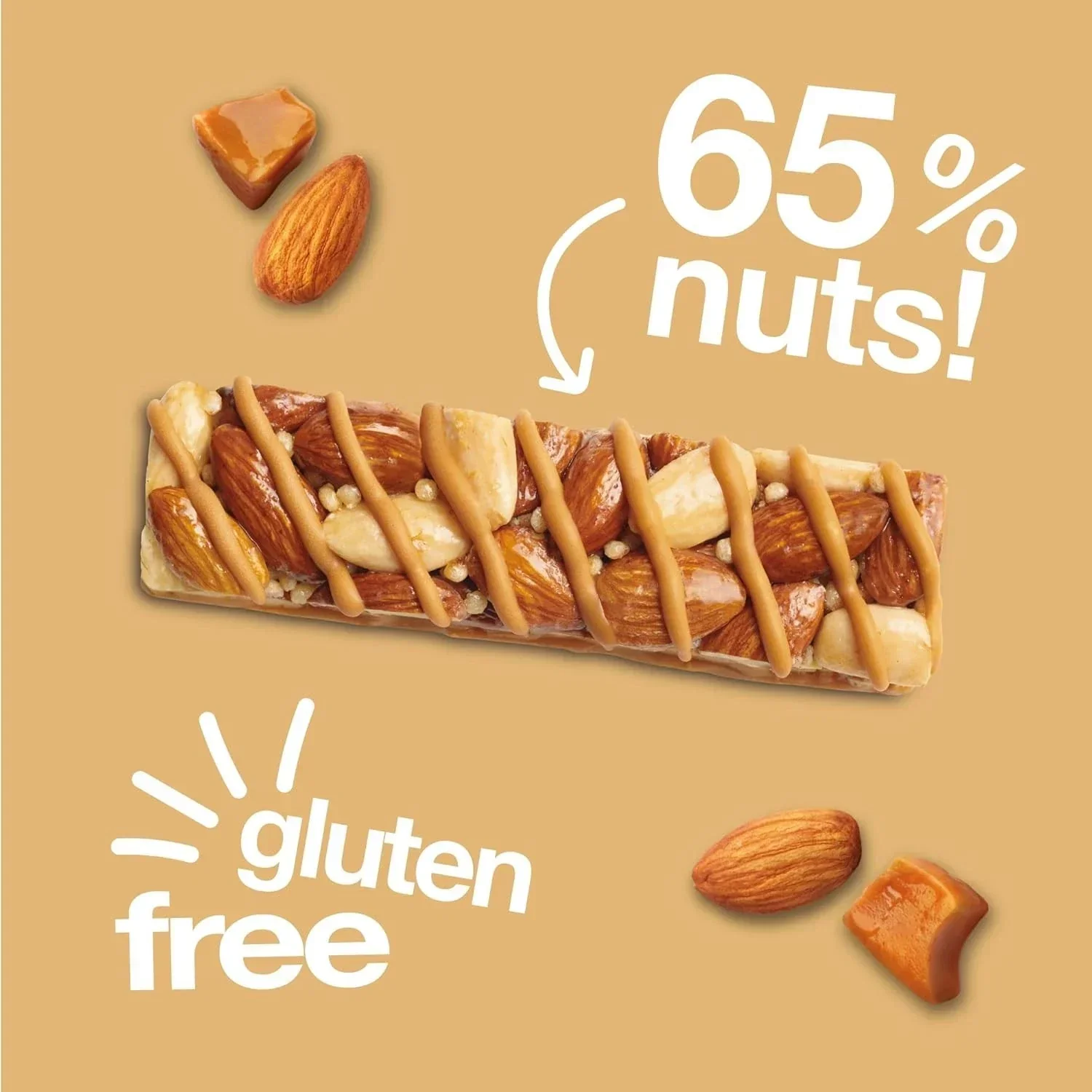 KIND Caramel Almond and Sea Salt Snack Bar (12x40g) - Image 4