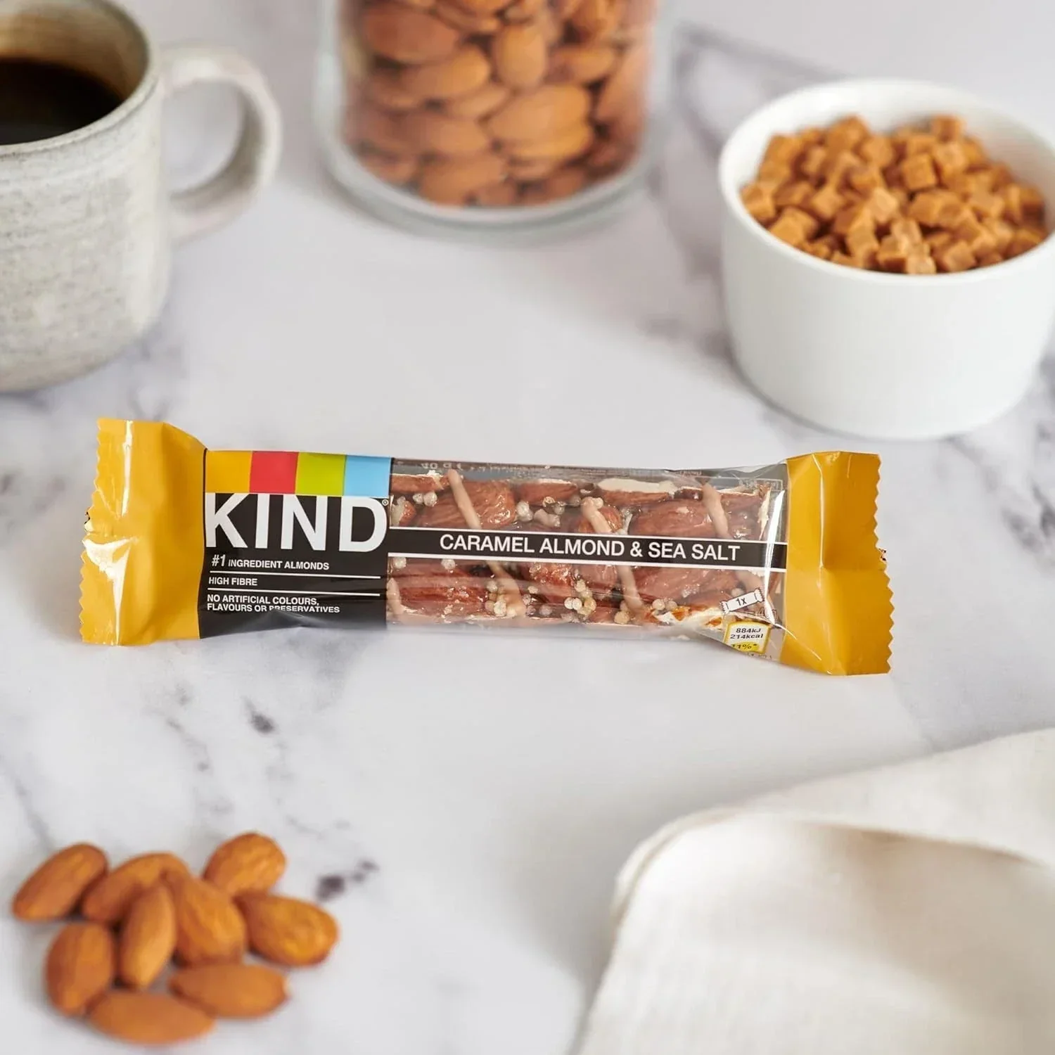 KIND Caramel Almond and Sea Salt Snack Bar (12x40g) - Image 5