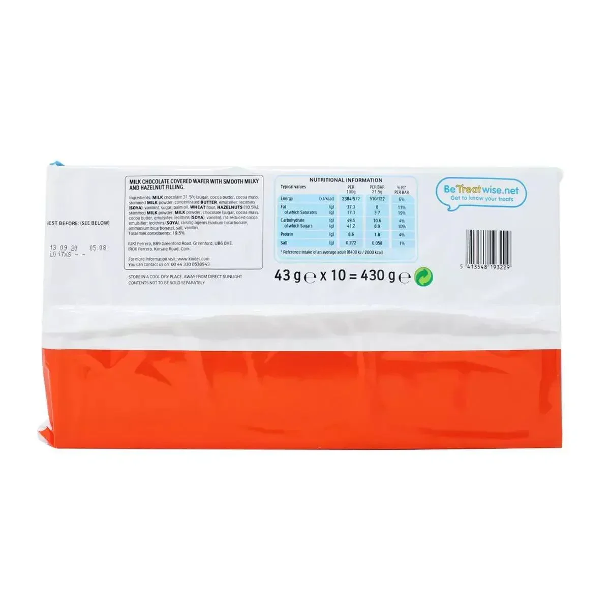 Kinder Bueno (10x43g) - Image 2