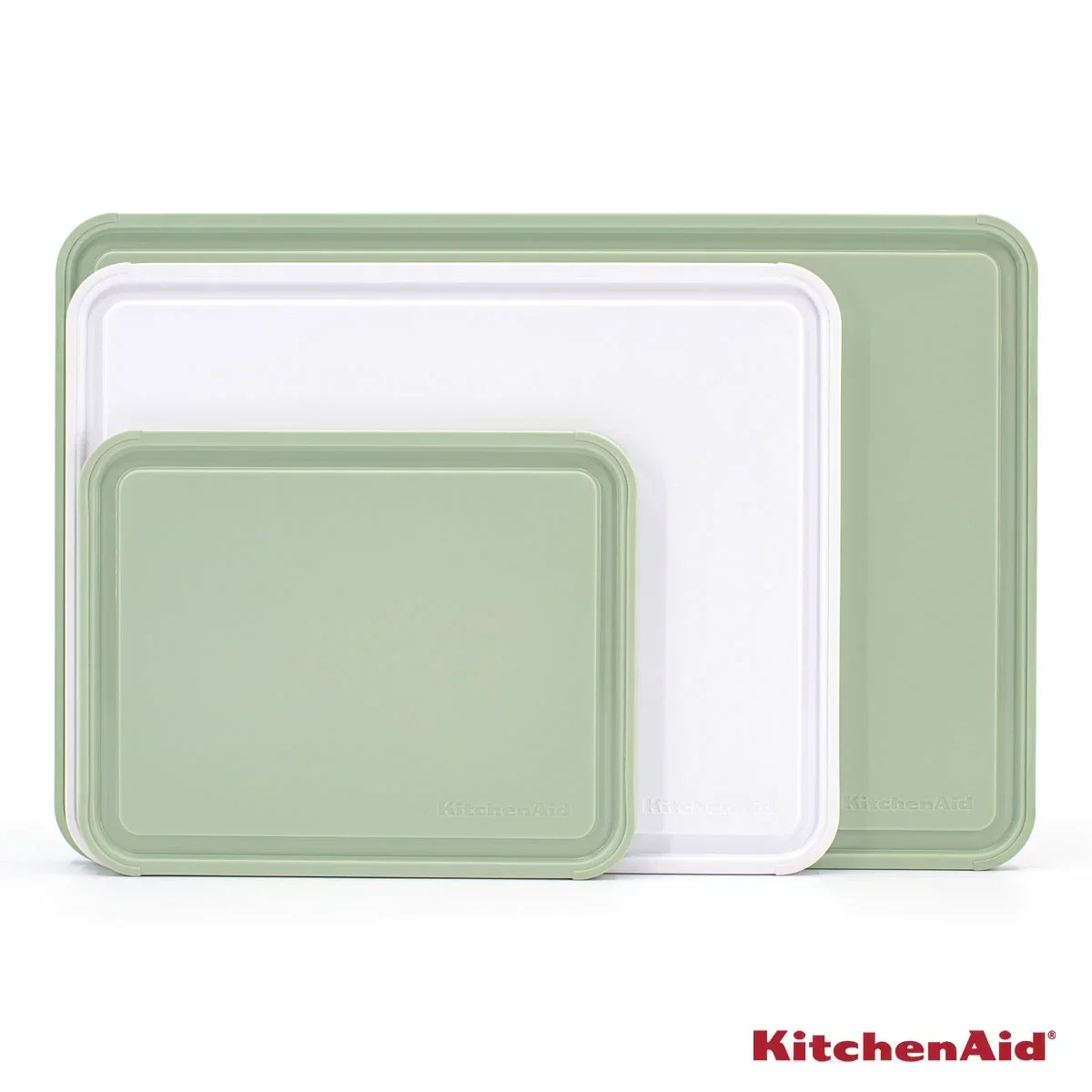 KitchenAid 3-Piece Cutting Board - Green