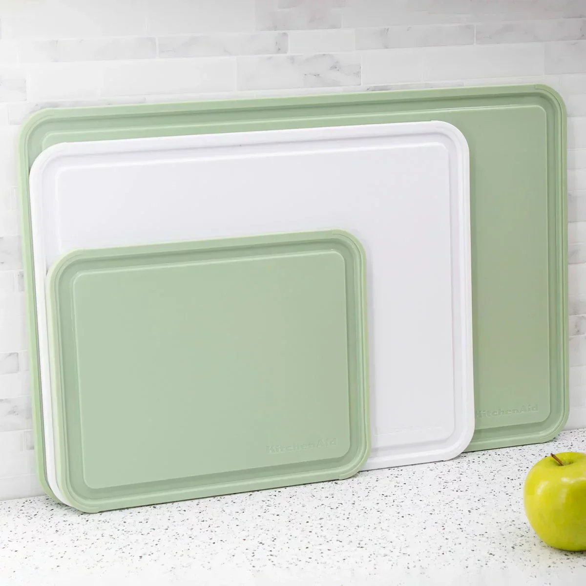 KitchenAid 3-Piece Cutting Board - Green - Image 7