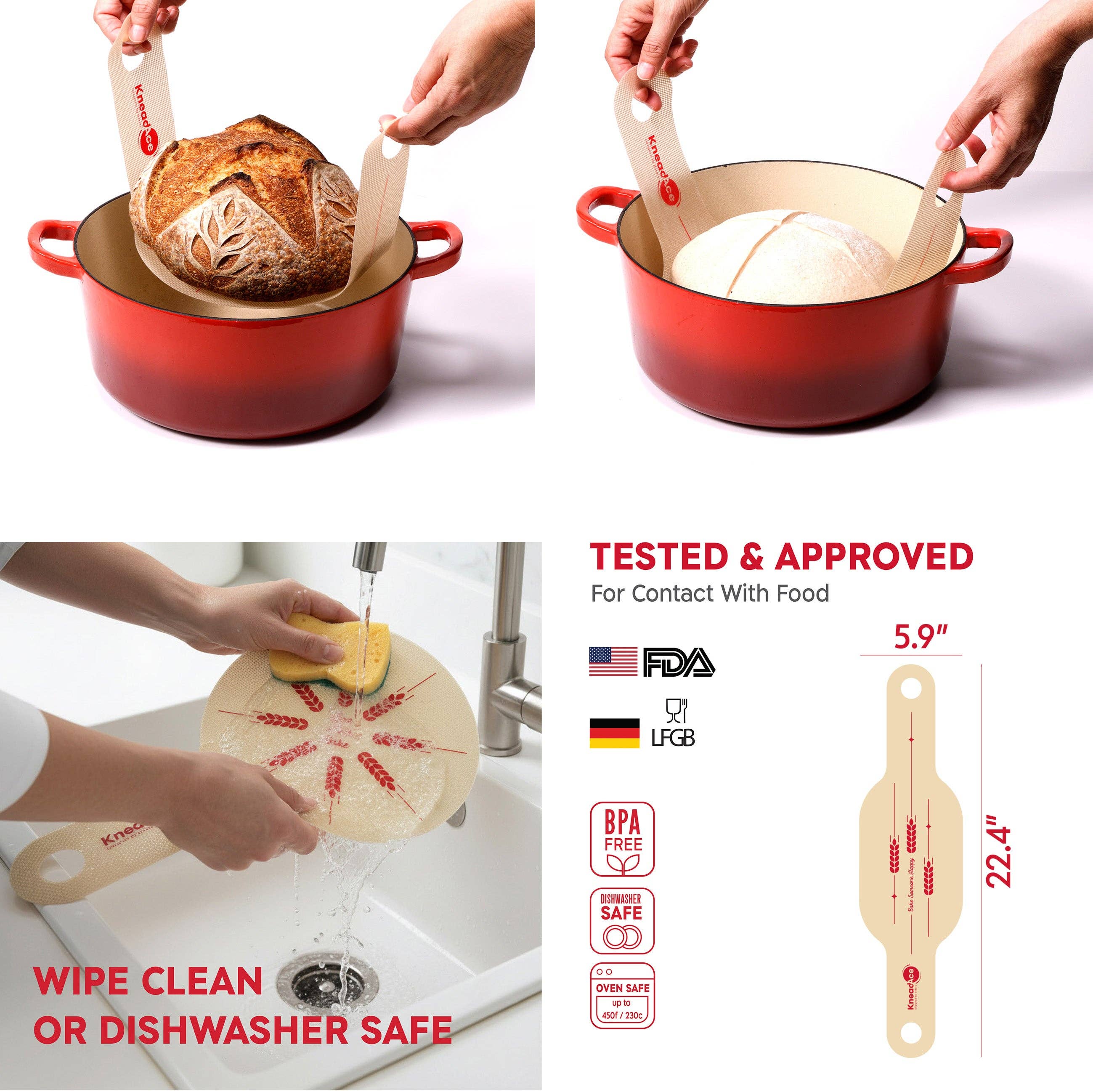 KneadAce Sourdough Essentials - Oval Set - Image 5