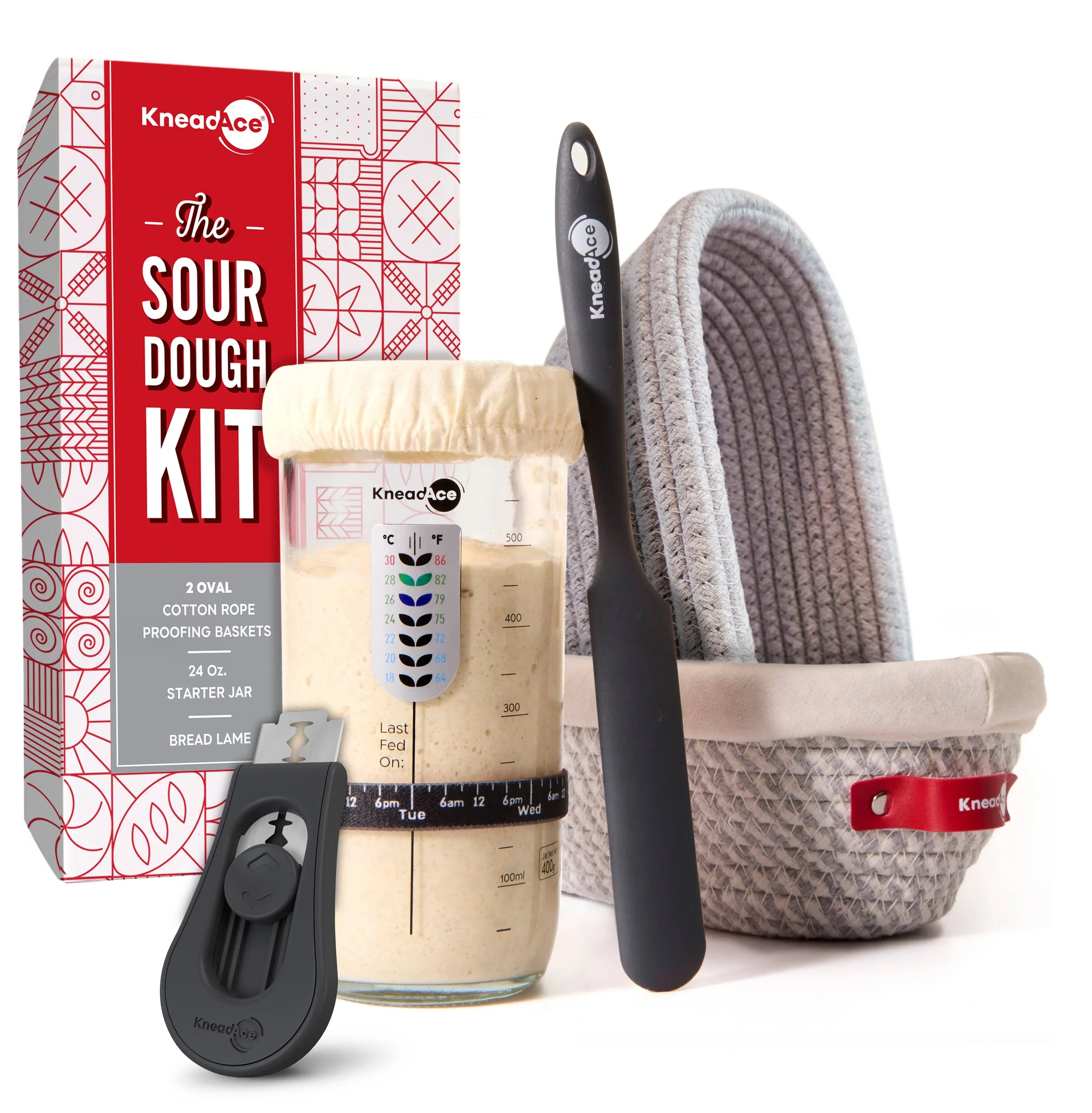KneadAce Sourdough Kit (24oz Jar)