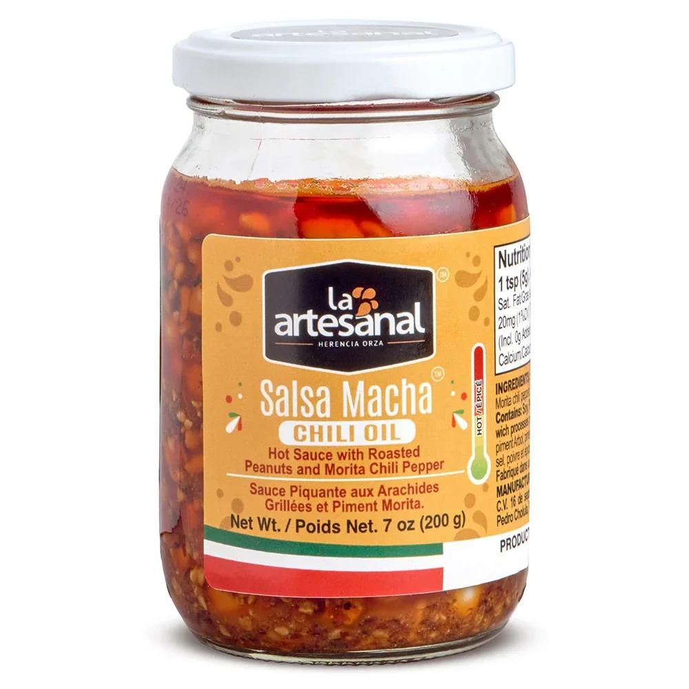 La Artesanal Peanut and Morita Salsa Macha (200g)