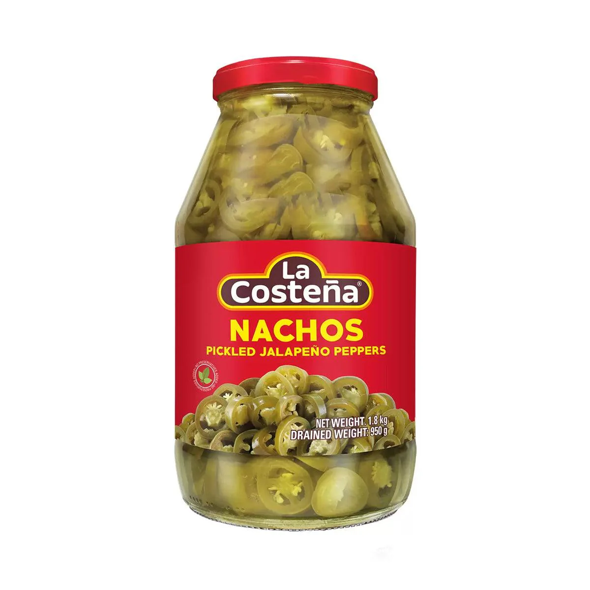 La Costeña Pickled Jalapeño Peppers (1.8kg)