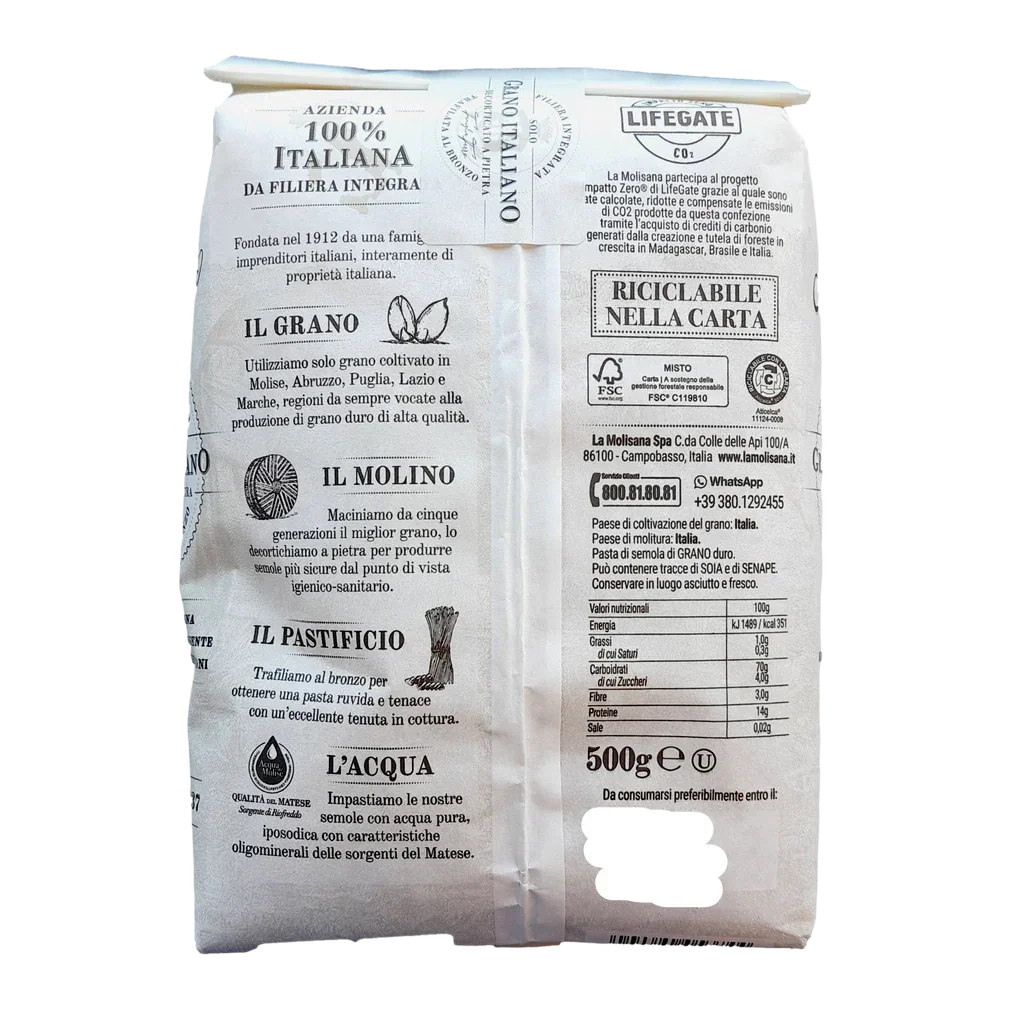 La Molisana Maccheroni Pasta (500g) - Image 4