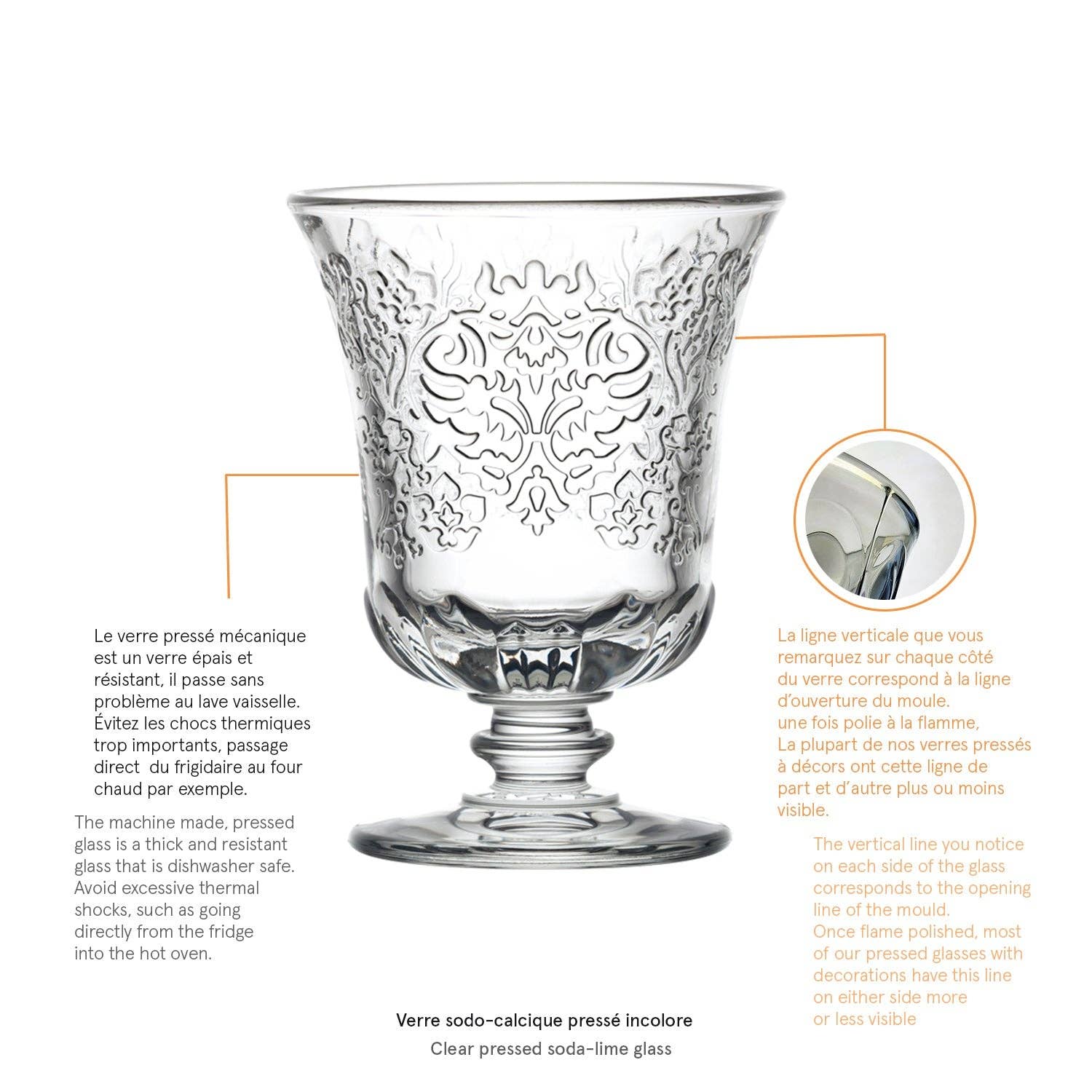 La Rochere - AMBOISE Footed Tumbler 24cl - Image 4