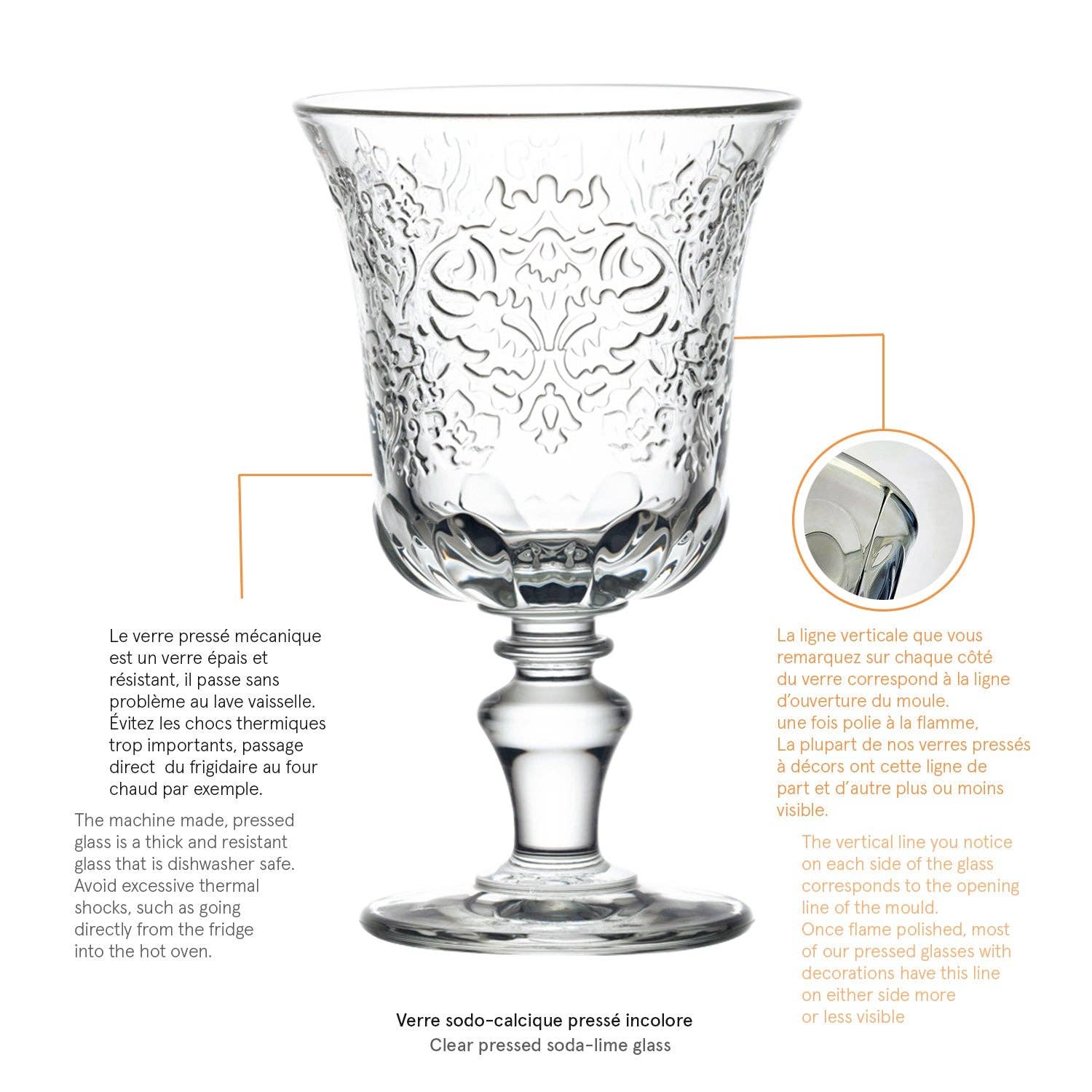 La Rochere - AMBOISE Footed Tumbler 24cl - Image 6