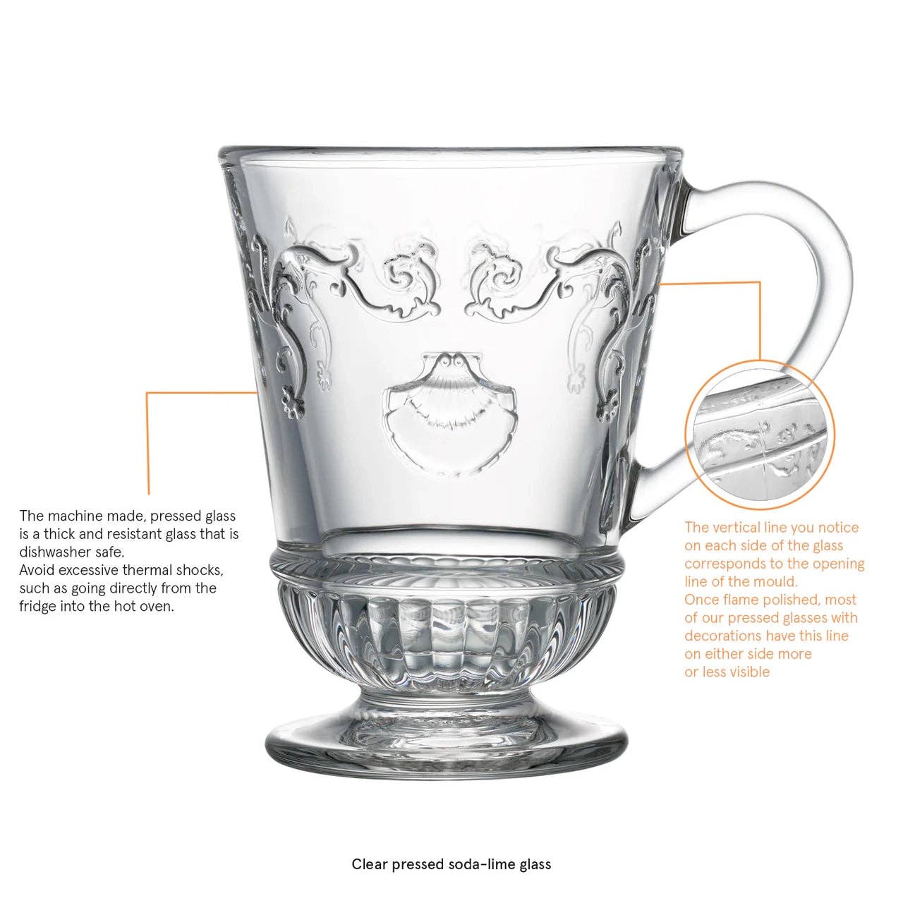 La Rochere - VERSAILLES Mug 27.5cl - Image 4