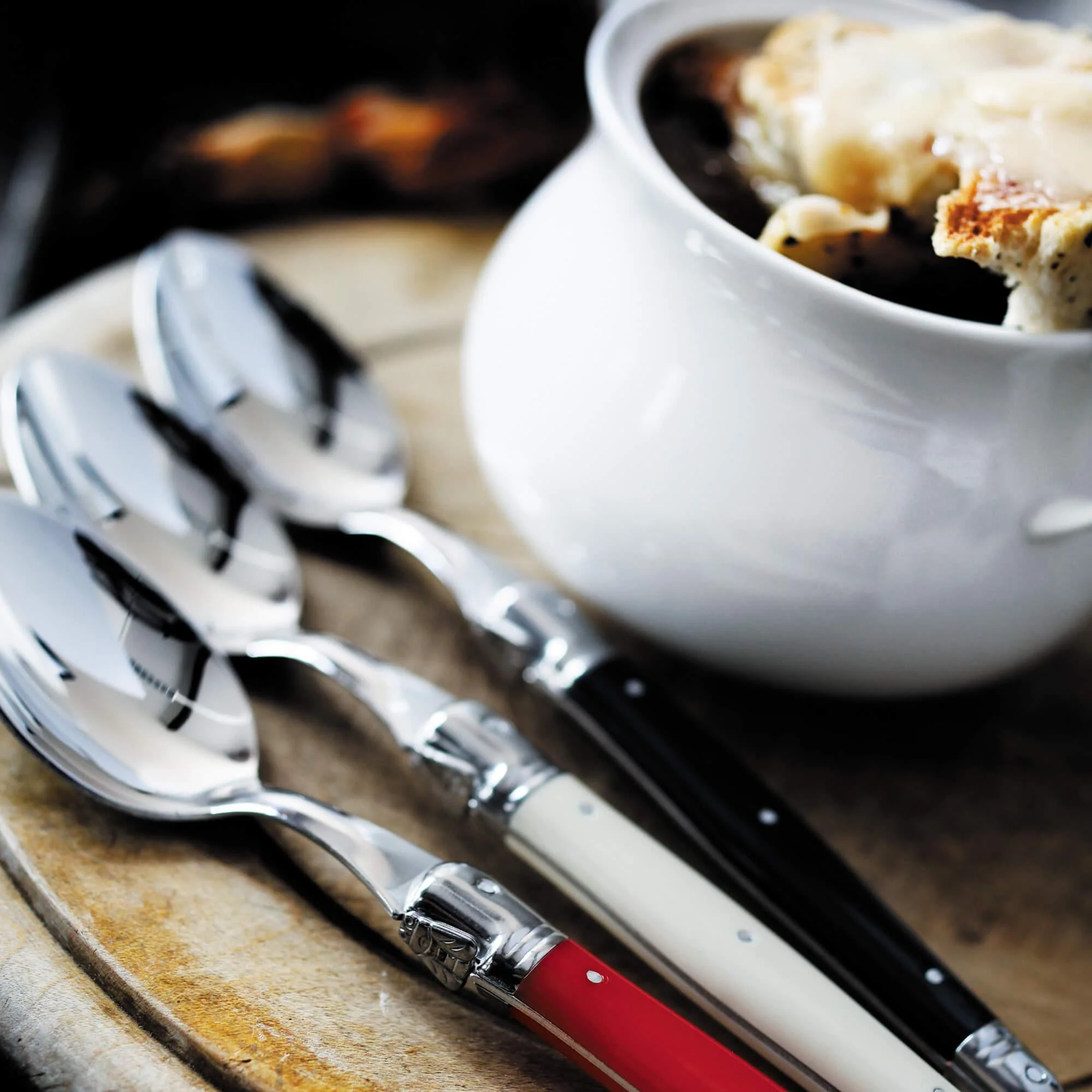 Laguiole 6 Piece Spoon Set - Multicoloured - Image 2