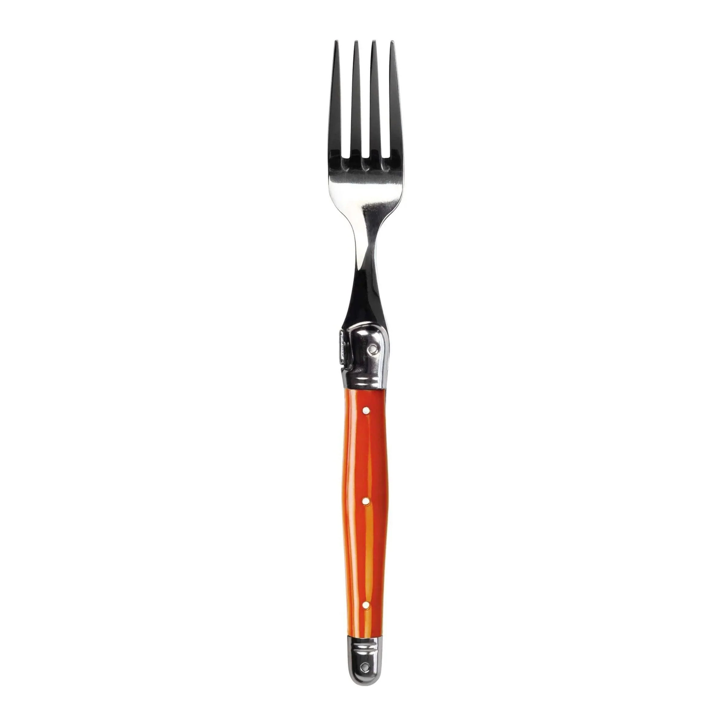 Laguiole French Style Fine Dining Fork - Orange