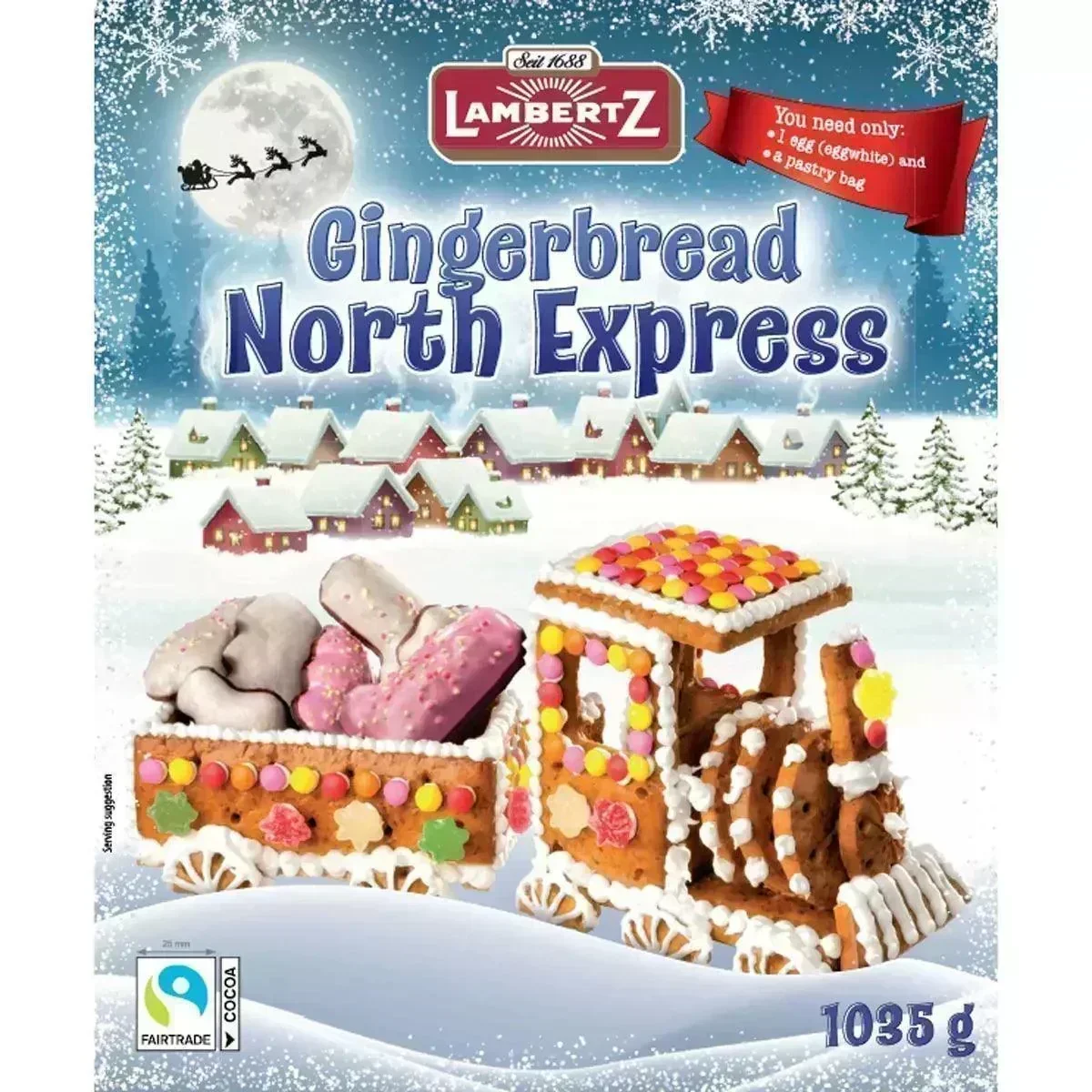 Lambertz Gingerbread North Express Train (1035g)