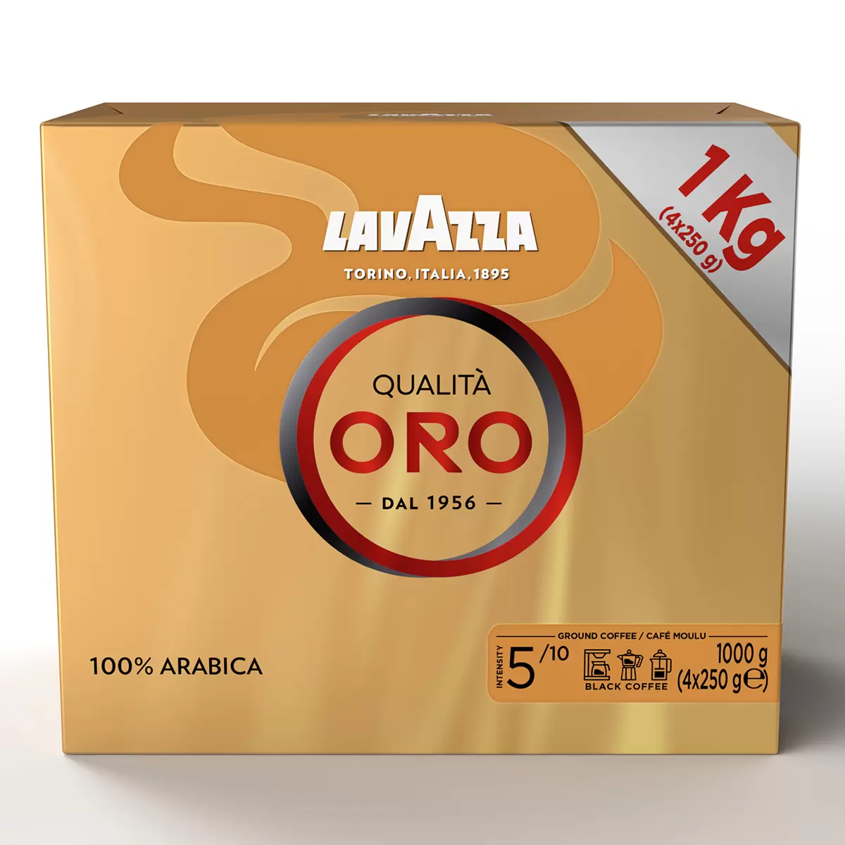 Lavazza Qualita Oro Arabica Ground Coffee (4x250g)