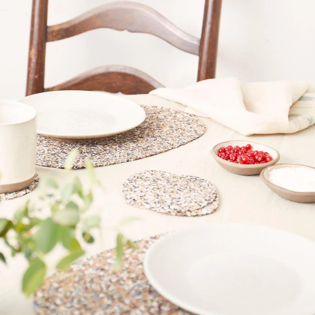 Liga Cork Beach Clean Placemats - Pebble (set of 4) - Image 7