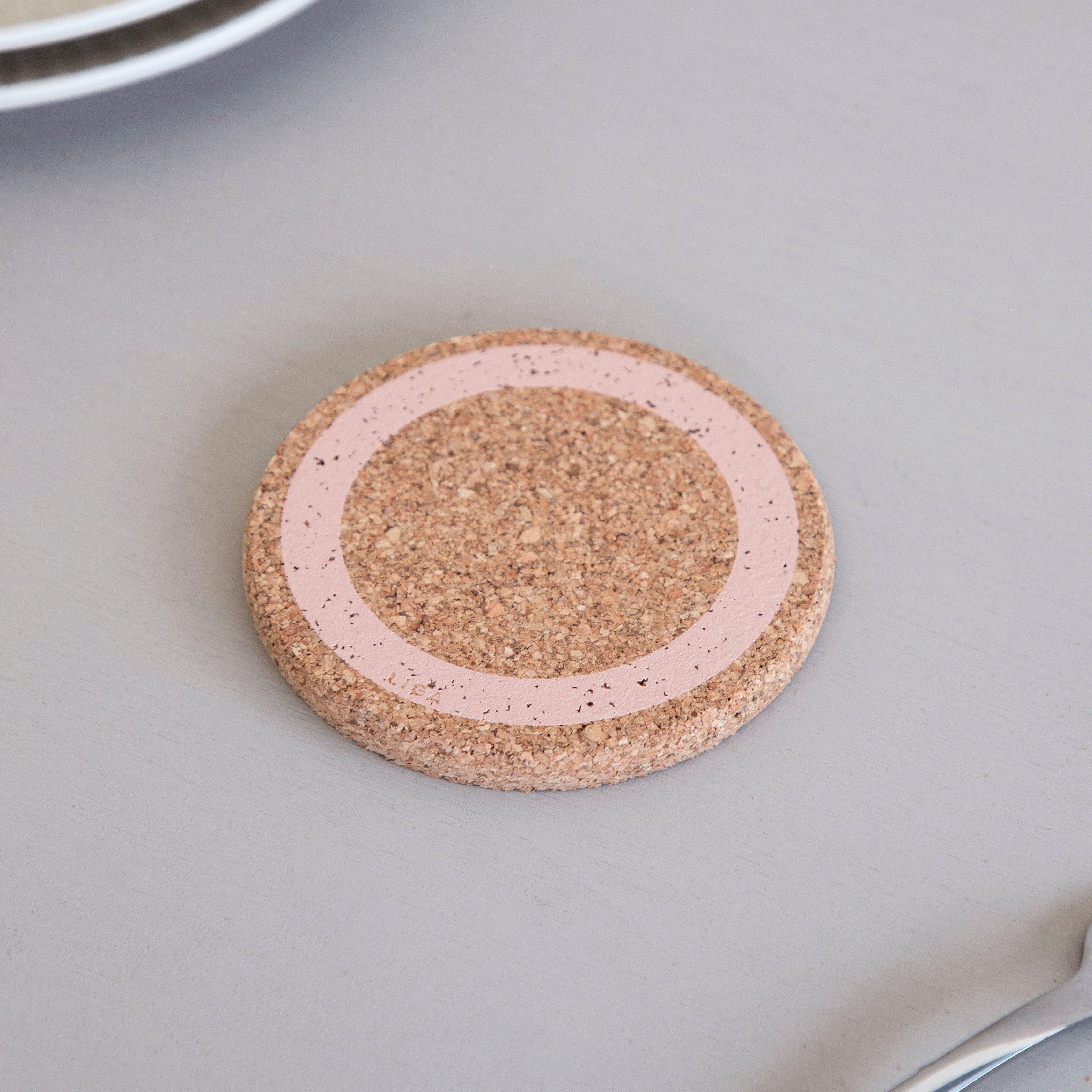 Liga Cork Coaster - Earth Rose - Image 3